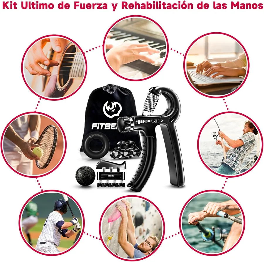 FitBeast Hand Grip Kit 5 Piezas