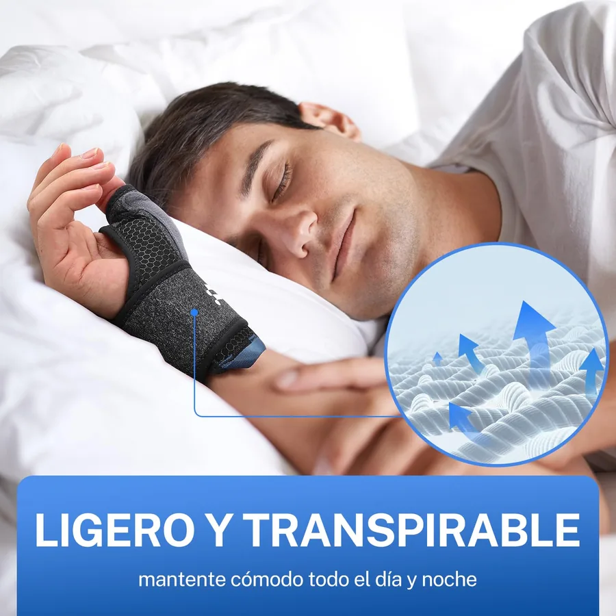 Fitomo Munequera Dedo Pulgar Ferula 2 en 1