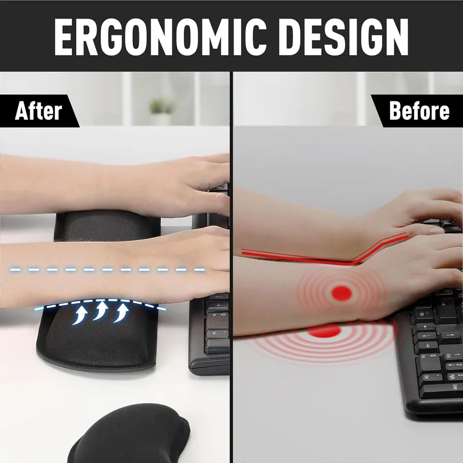 Gimars Reposamunecas Teclado y Raton