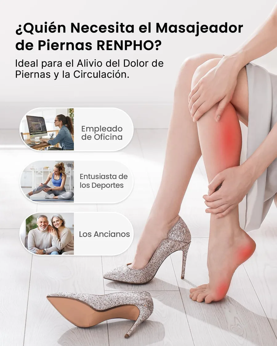 RENPHO Masajeador de Piernas Compresion de Aire