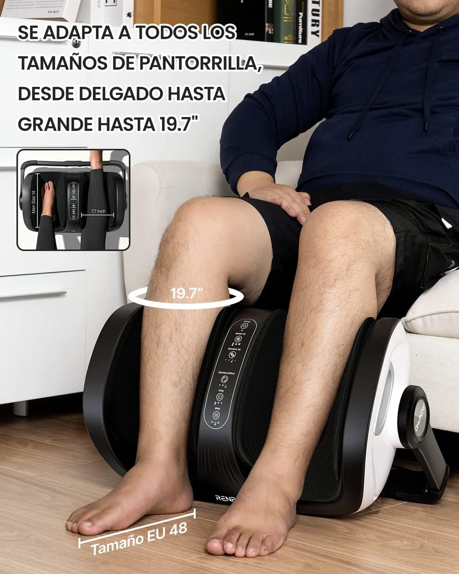 RENPHO Masajeador Shiatsu para Pies y Piernas con Calor