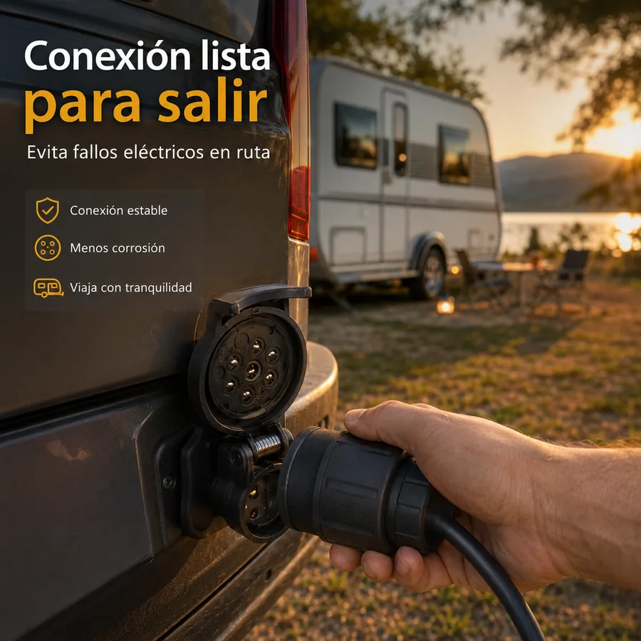 valonic Adaptador Enchufe Remolque 13 a 7 Pines