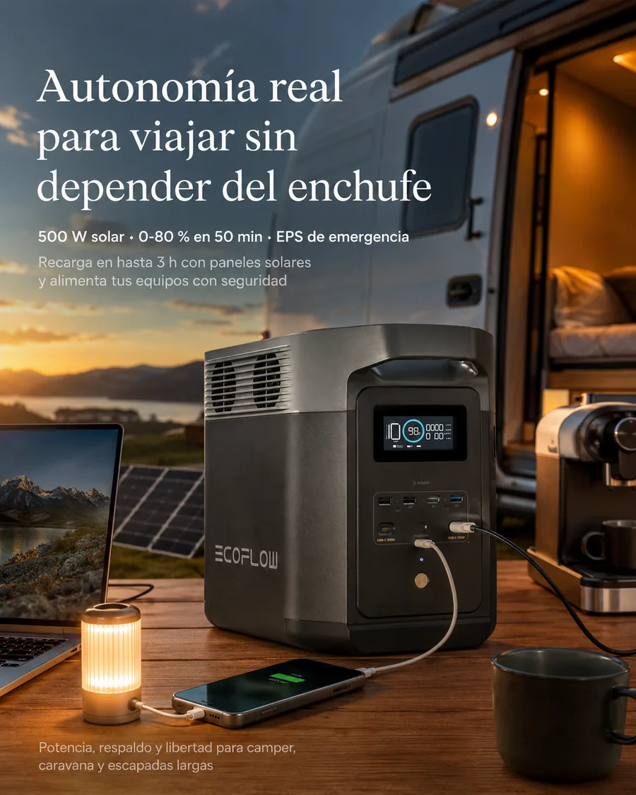 EcoFlow Delta 2 Estacion de Energia Portatil 1024Wh
