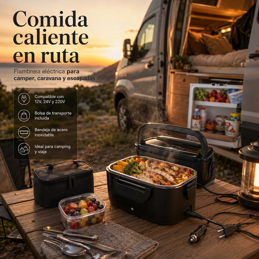 TRAVELISIMO Fiambrera Electrica 100W 1.5L