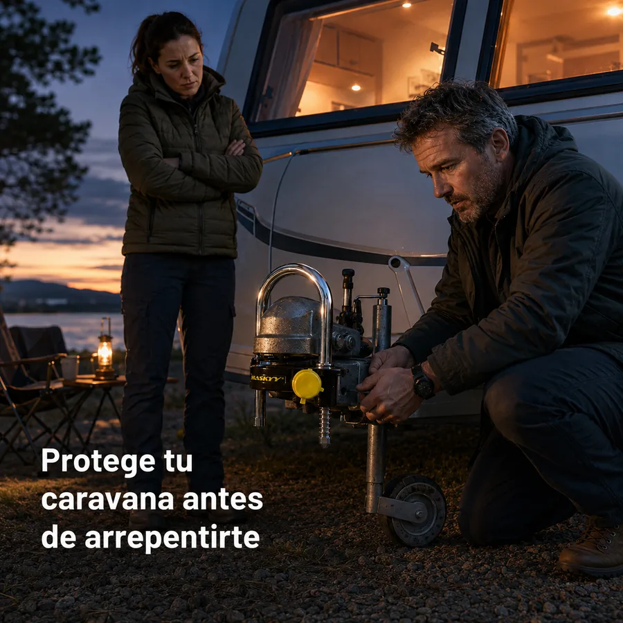 Candado para Enganche Remolque Antirrobo