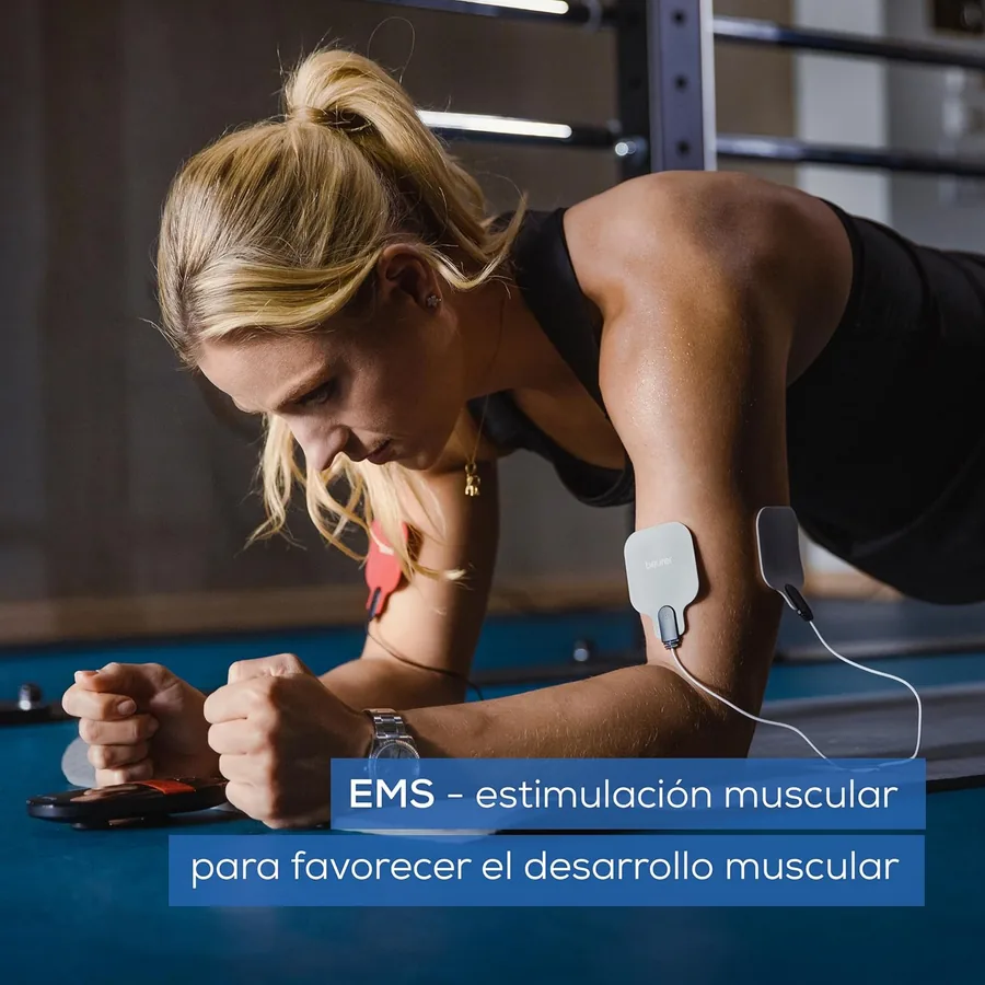 Beurer EM 59 Electroestimulador Digital con Funcion Calor