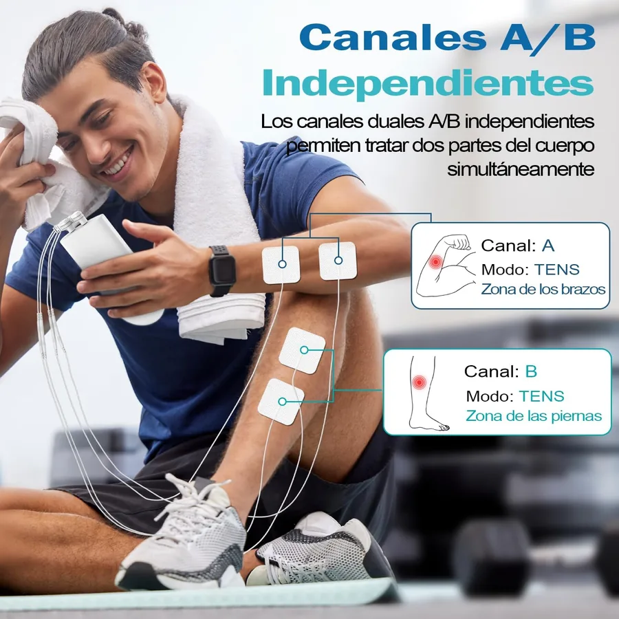 GHTENS 5 en 1 Electroestimulador Muscular Profesional