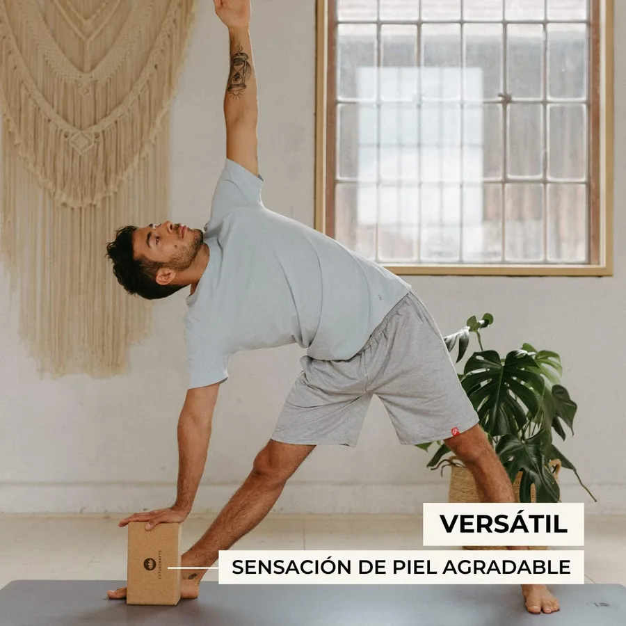 Lotuscrafts Supra Grip Bloque de Yoga de Corcho