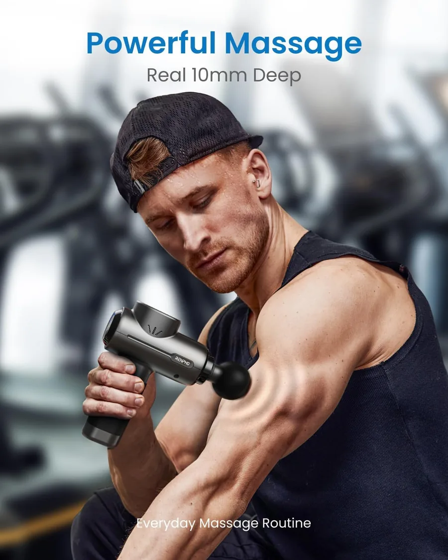 RENPHO Massage Gun Pistola Masajeador Muscular Deep Tissue