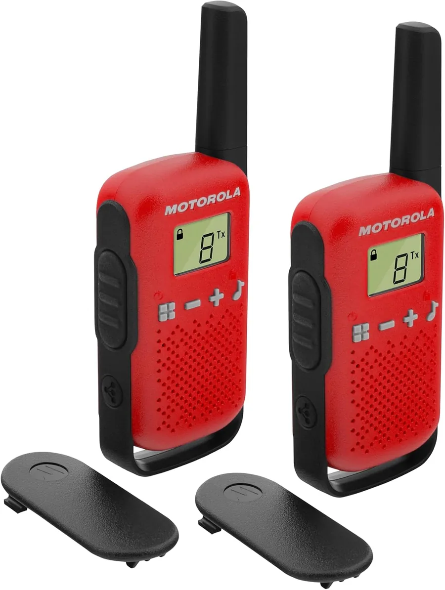 Motorola T42 Red Walkie Talkie Talkabout
