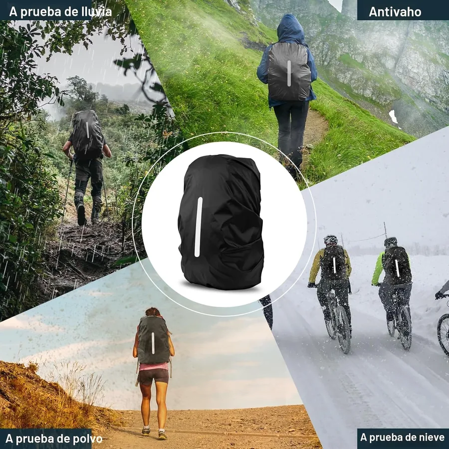 LAMA Funda Impermeable para Mochila 2 Piezas