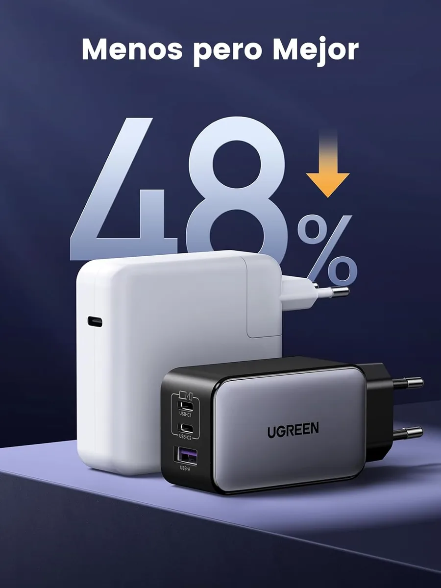 UGREEN Nexode Cargador USB C 65W