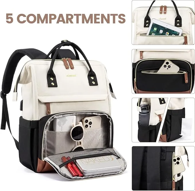 LOVEVOOK Mochila Portatil Mujer 15.6 y 17.3