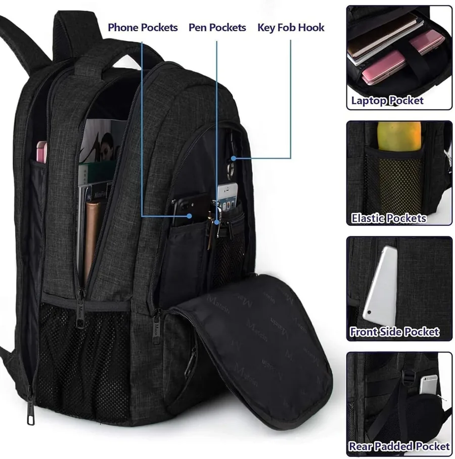 MATEIN Mochila Portatil 17.3 Gran Capacidad
