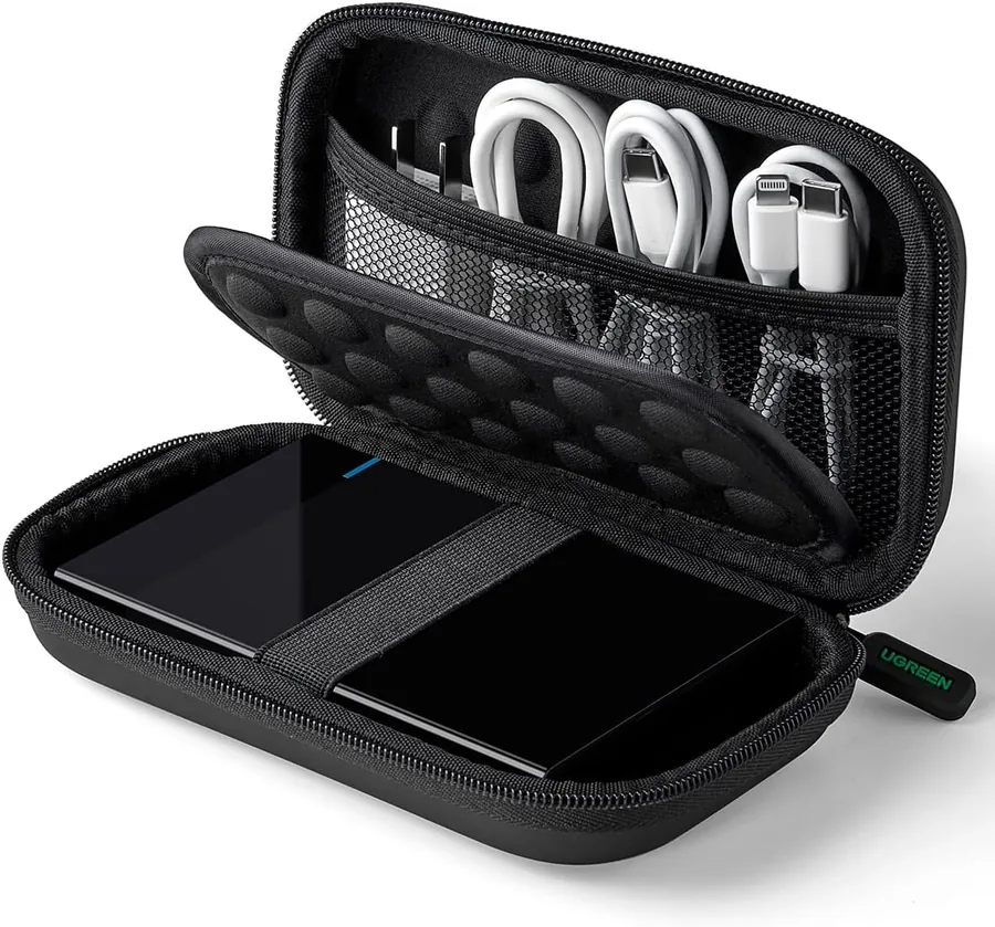 UGREEN Funda Disco Duro y Cables EVA