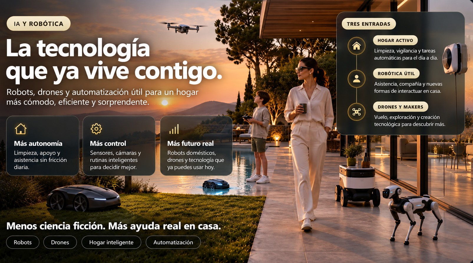 IA y Robótica: tecnología inteligente para la vida diaria