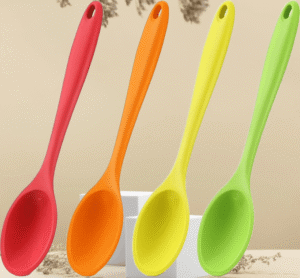 silicone mixing spoon